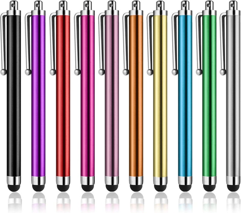 Abiarst Stylus Pens for Touch Screens, High Precision Universal Stylus for iPad iPhone Tablets Samsung Galaxy All Capacitive Touch Screens (10-Pack) - Image 1